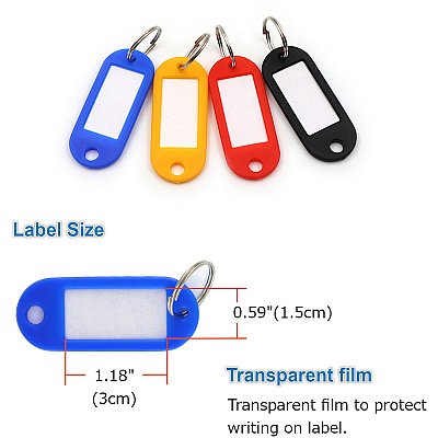 CARL Split Ring Key Tags (CUI81020)