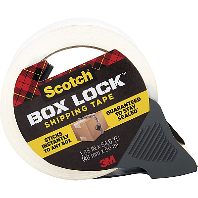 Scotch Box Lock Packaging Tape (MMM3950RD)