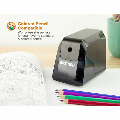 Bostitch BPS4 Battery Powered Pencil Sharpener (BOSBPS4BLK)