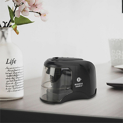 Business Source 2-way Electric Pencil Sharpener (BSN02870)