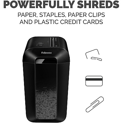 Fellowes LX65 10 Sheet Cross-cut Deskside Paper Shredder (FEL4400301)