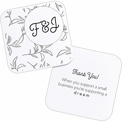 Avery Clean Edge Square Cards, Rounded Corners, 2.5" x 2.5" (AVE35703)