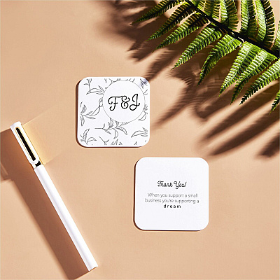 Avery Clean Edge Square Cards, Rounded Corners, 2.5" x 2.5" (AVE35703)