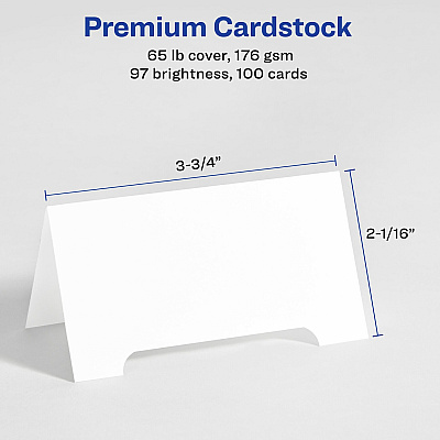 Avery Sure Feed Arched Tent Cards (AVE35700)