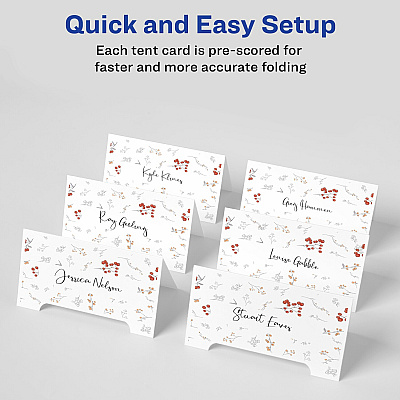 Avery Sure Feed Arched Tent Cards (AVE35700)