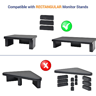 DAC Stax Monitor Riser Block Kit with 2 USB Charging Ports (DTA02270)