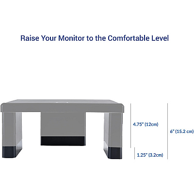 DAC Stax Monitor Riser Block Kit with 2 USB Charging Ports (DTA02270)