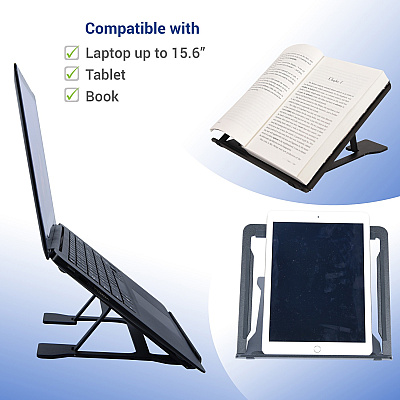 DAC Portable Laptop Stand With 6 Height Levels (DTA21688)