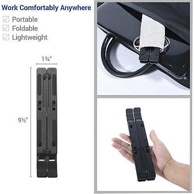 DAC Portable and Adjustable Laptop/Tablet Stand (DTA21684)
