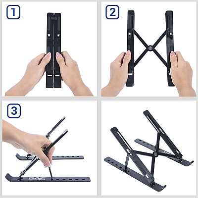 DAC Portable and Adjustable Laptop/Tablet Stand (DTA21684)