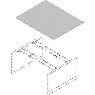 Lorell Revelance Conference Rectangular Tabletop (LLR16256)