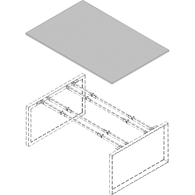Lorell Revelance Conference Rectangular Tabletop (LLR16258)