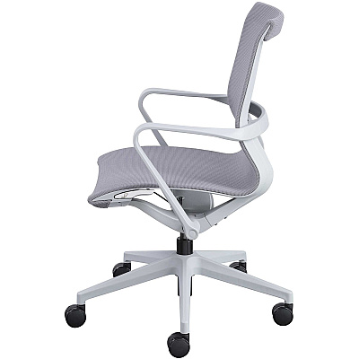 Lorell Premium Executive Mesh Mid-back Sling Chair (LLR40207)