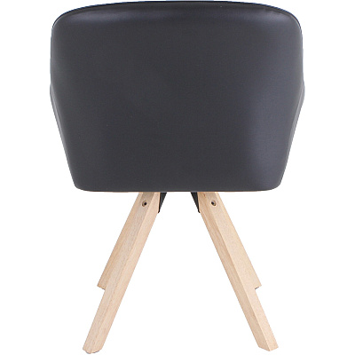 Lorell Natural Wood Legs Modern Guest Chair (LLR68564)
