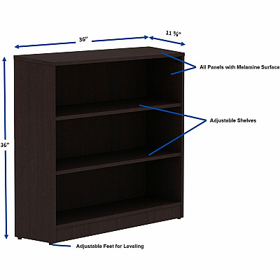 Lorell Laminate Bookcase (LLR18276)