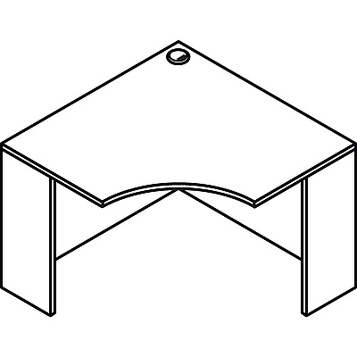 Lorell Essentials Series Corner Desk (LLR69592)