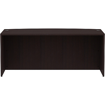 Lorell Essentials Series Bowfront Desk Shell (LLR18260)