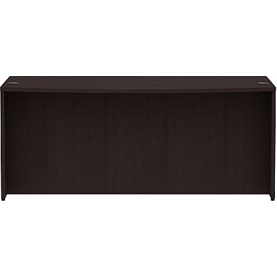 Lorell Essentials Series Bowfront Desk Shell (LLR18260)