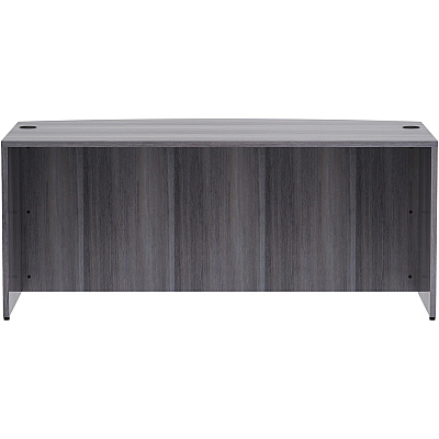 Lorell Essentials Series Bowfront Desk Shell (LLR69591)