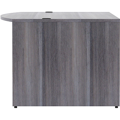Lorell Essentials Series Bowfront Desk Shell (LLR69591)