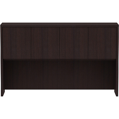 Lorell Essentials Series Stack-on Hutch with Doors (LLR18270)