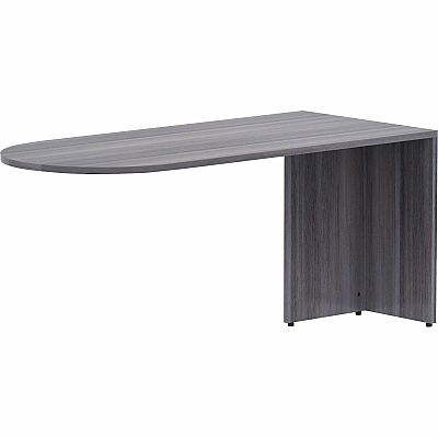 Lorell Essentials Series Peninsula Desk Box 1 of 2 (LLR69593)