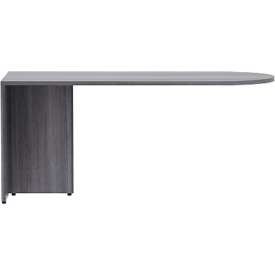 Lorell Essentials Series Peninsula Desk Box 1 of 2 (LLR69593)