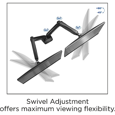 Lorell Mounting Arm for Monitor - Black (LLR99801)