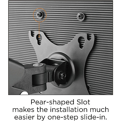 Lorell Mounting Arm for Monitor - Black (LLR99801)