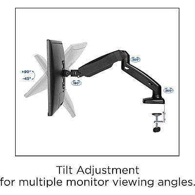 Lorell Mounting Arm for Monitor - Black (LLR99800)