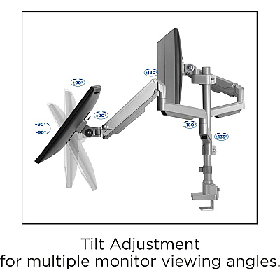 Lorell Mounting Arm for Monitor - Gray (LLR99804)
