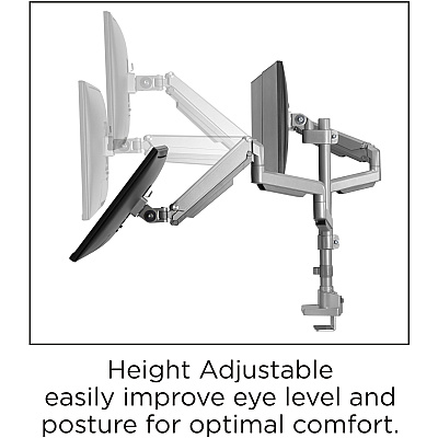 Lorell Mounting Arm for Monitor - Gray (LLR99804)
