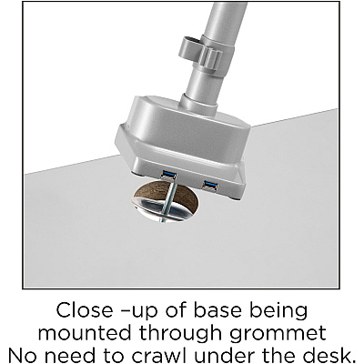 Lorell Mounting Arm for Monitor - Gray (LLR99804)