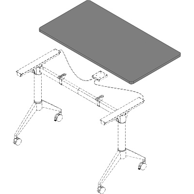 Lorell Training Tabletop (LLR62593)