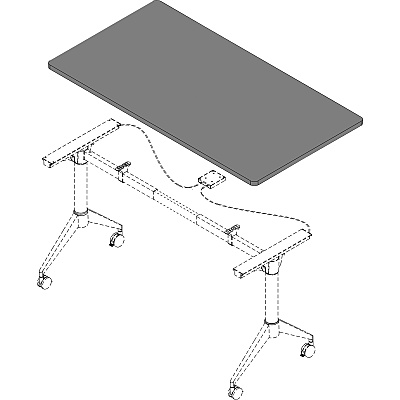 Lorell Training Tabletop (LLR62558)
