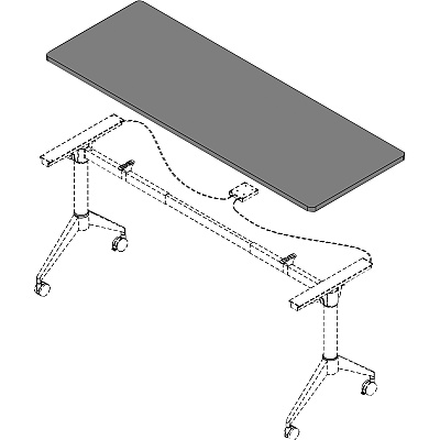 Lorell Training Tabletop (LLR62597)