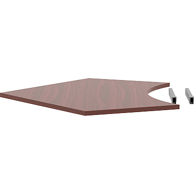 Lorell Relevance Series Curve Worksurface for 120 Workstations (LLR16248)