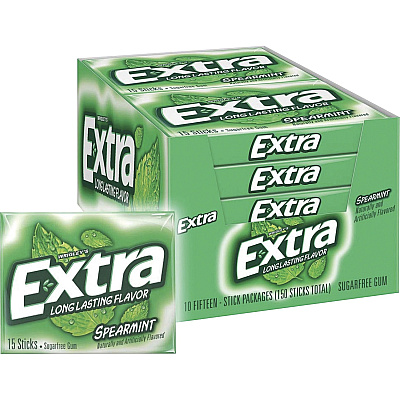 MARS Spearmint Flavored Chewing Gum (MRS22037)