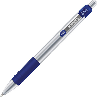 Zebra Z-Grip Elite Metal Retractable Ballpoint Pen (ZEB27020)