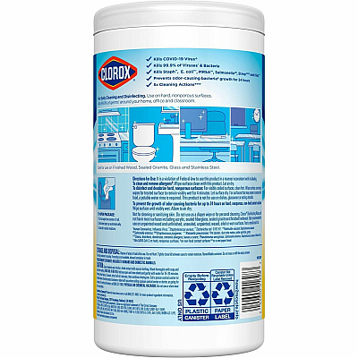 Clorox Disinfecting Cleaning Wipes Value Pack - Bleach-free (CLO01628)