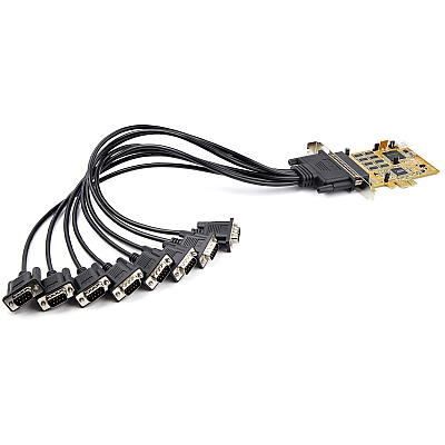StarTech 8-port Pcie Rs232 Serial Adapter Card (PEX8S1050)