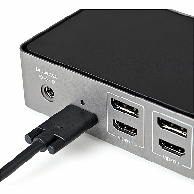 StarTech Hybrid Usb-c Usb-a Dock - Triple 4k 60hz (DK31C3HDPD)