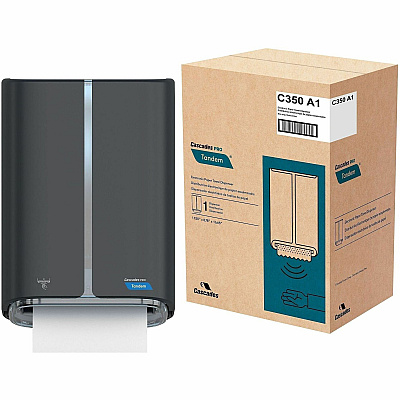 Cascades PRO Tandem Touchless Electronic Towel Dispenser, PRO, Gray (C350)