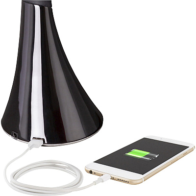 OttLite Swerve LED Desk Lamp with 3 Color Modes and USB (CSN34KCW)