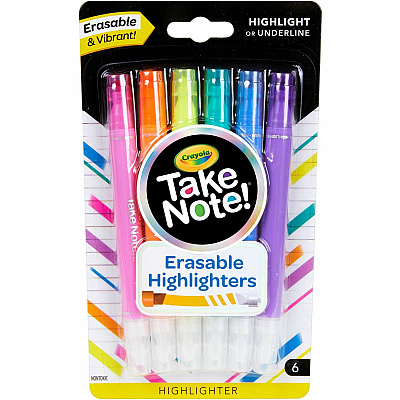 Crayola Take Note Erasable Highlighters (CYO586504)