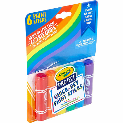Crayola Project Quick-Dry Paint Sticks (CYO541070)