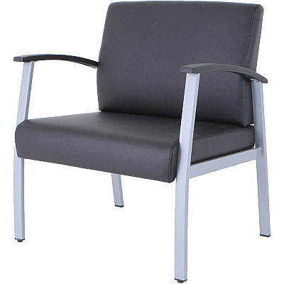Lorell Healthcare Reception Big & Tall Antimicrobial Guest Chair (LLR67001)