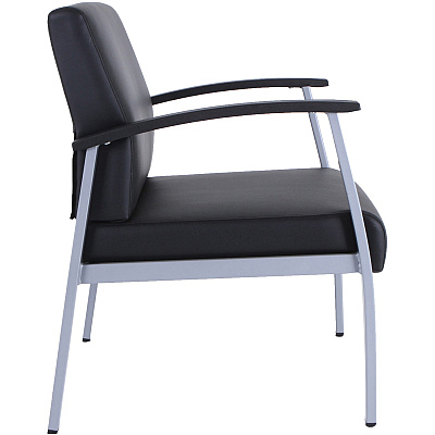 Lorell Healthcare Reception Big & Tall Antimicrobial Guest Chair (LLR67001)