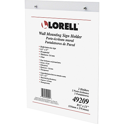 Lorell Wall-Mounted Sign Holders (LLR49209)