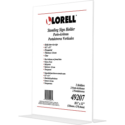 Lorell T-base Standing Sign Holders (LLR49207)